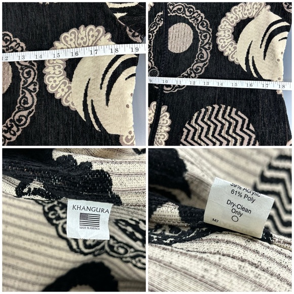 Khangura Premiere Reversible Tapestry Jacket Blazer Size Medium - Picture 16 of 16
